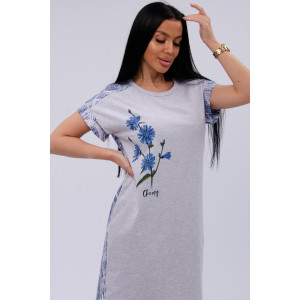 Сорочка женская "Цикорий" кулирка (последний размер) 50