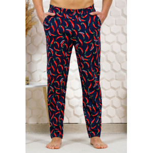 Брюки мужские М43 кулирка (последний размер) перчики 56