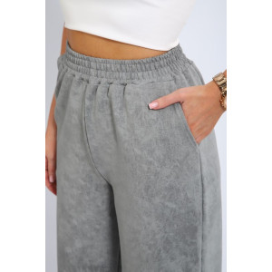 Брюки женские БР-11 футер 2-х нитка (последний размер) серый 62