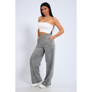 Брюки женские БР-11 футер 2-х нитка (последний размер) серый 62