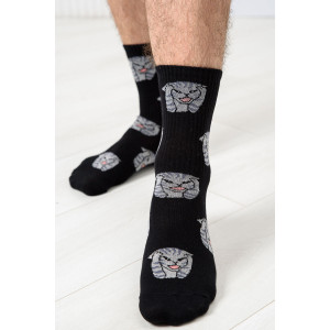 Носки мужские "Драматик кот" - упаковка 2 пары