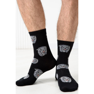 Носки мужские "Драматик кот" - упаковка 2 пары