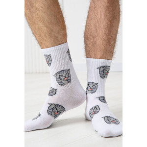 Носки мужские "Драматик кот" - упаковка 2 пары