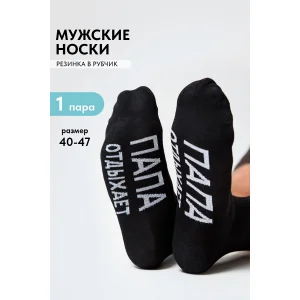 Носки мужские "Папа отдыхает" - упаковка 1 пара