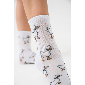 Носки женские "Гуси" - упаковка 2 пары