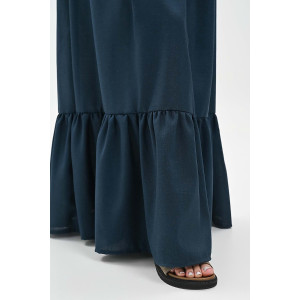 Сарафан женский №059315 лён (р-ры: 44-52) изумрудный