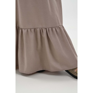 Сарафан женский №059315 лён (р-ры: 44-52) бежевый