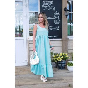 Сарафан женский №059315 лён (р-ры: 44-52) тиффани