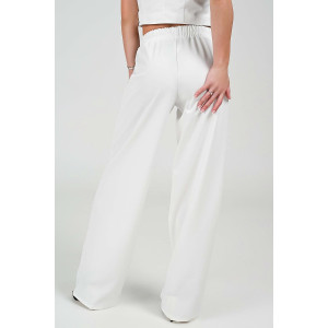 Брюки женские №059313 полиэстер (р-ры: 42-52) белый