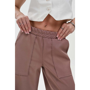 Брюки женские №059313 полиэстер (р-ры: 42-52) розовый