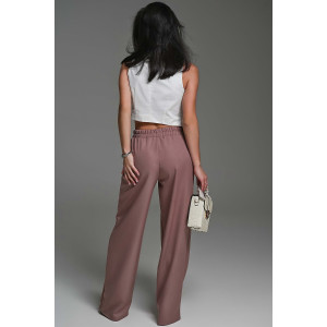 Брюки женские №059313 полиэстер (р-ры: 42-52) розовый