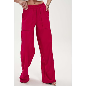 Брюки женские №059313 полиэстер (р-ры: 42-52) фуксия