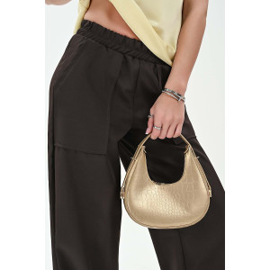 Брюки женские №059313 полиэстер (р-ры: 42-52) темный шоколад