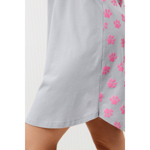 Сорочка женская №42313 кулирка (р-ры: 44-54) серый