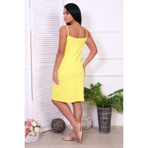 Сорочка женская №57025 кулирка (р-ры: 46-54) желтый