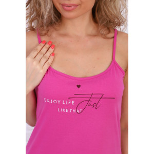 Сорочка женская №57025 кулирка (р-ры: 46-54) малиновый