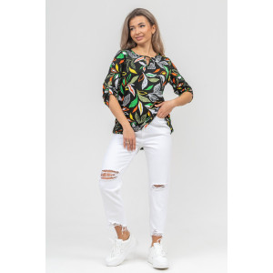 Туника женская №36891 кулирка (р-ры: 48-62) зеленый