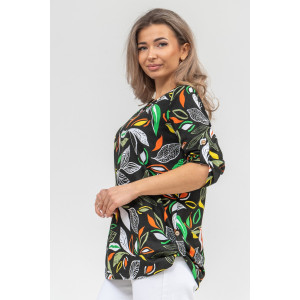 Туника женская №36891 кулирка (р-ры: 48-62) зеленый