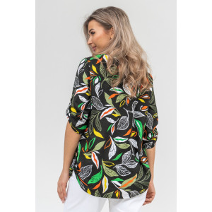 Туника женская №36891 кулирка (р-ры: 48-62) зеленый