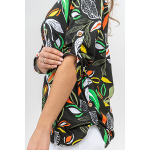 Туника женская №36891 кулирка (р-ры: 48-62) зеленый