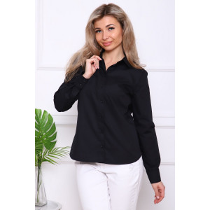 Туника женская №57086 тиси (р-ры: 42-56) черный