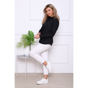 Туника женская №57086 тиси (р-ры: 42-56) черный