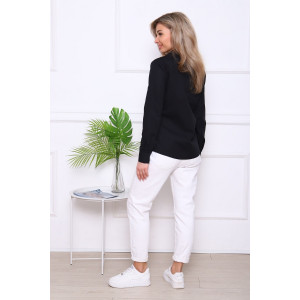 Туника женская №57086 тиси (р-ры: 42-56) черный