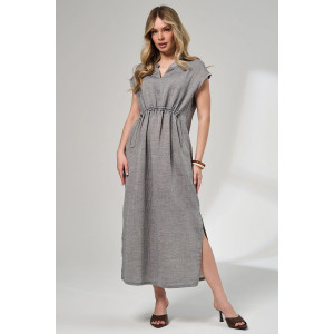 Платье женское "Эко-Муслин" 2478-Мус муслин (р-ры: 48-58) джинс