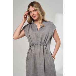 Платье женское "Эко-Муслин" 2478-Мус муслин (р-ры: 48-58) джинс