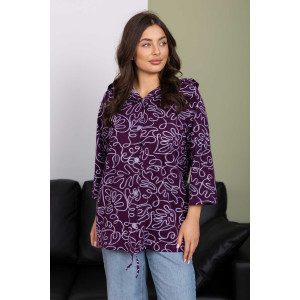 Рубашка женская 2176/3 кулирка (р-ры: 48-62) фиолетовый