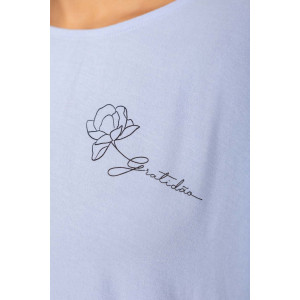 Костюм двойка женский 2182/1 жатка кантри (р-ры: 48-62) синий-голубой