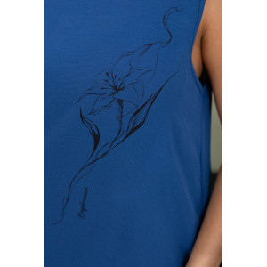 Платье женское 2162/1 жатка кантри (р-ры: 50-64) синий