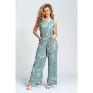 Комбинезон женский КБЗ-01 жатка (р-ры: 46-54) ментоловый