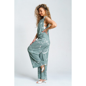 Комбинезон женский КБЗ-01 жатка (р-ры: 46-54) ментоловый