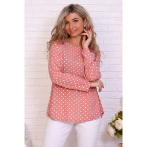 Туника женская "Валенсия" штапель (последний размер) пудра 52