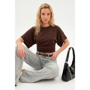 Футболка женская "Бриз К" фуллайкра (р-ры: 38-50) коричневый