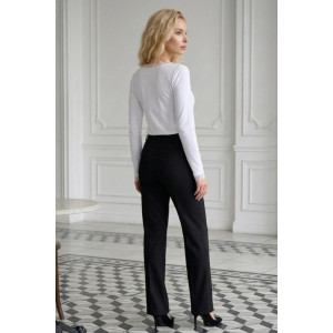 Лонгслив женский "Адель" фуллайкра (р-ры: 40-50) белый