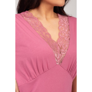 Сорочка женская ВИ-50 "Рафаэлла" вискоза (р-ры: 48-58) брусника