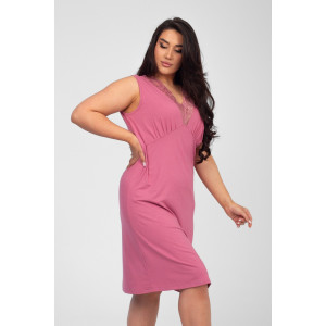 Сорочка женская ВИ-50 "Рафаэлла" вискоза (р-ры: 48-58) брусника