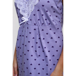 Сорочка женская "Адель" М234 кулирка (р-ры: 46-60) фиолетовый