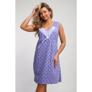 Сорочка женская "Адель" М234 кулирка (р-ры: 46-60) фиолетовый