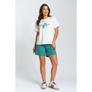 Костюм двойка женский "Агнес" кулирка-футер (р-ры: 46-56) шалфей