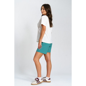 Костюм двойка женский "Агнес" кулирка-футер (р-ры: 46-56) шалфей