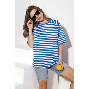 Футболка женская "Клипер-2" кулирка (последний размер) голубой 50,54