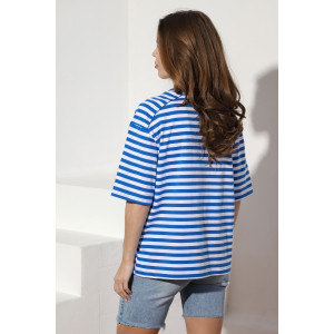 Футболка женская "Клипер-2" кулирка (последний размер) голубой 50,54