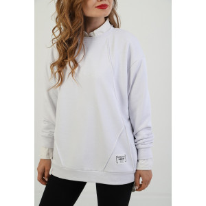 Джемпер женский "Паллада" футер 3-х нитка петля (последний размер) белый 54