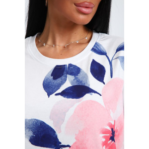 Костюм двойка женский №059415 М-10 кулирка-футер (р-ры: 44-46) черный