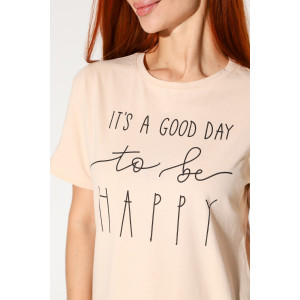 Пижама женская "Фенди" кулирка (р-ры: 42-56) бежевый