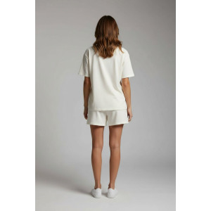 Костюм двойка женский №1099 футер 2-х нитка (р-ры: 44-58) молочный