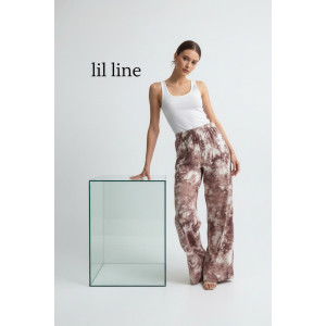 Брюки женские №1051 футер-вискоза (р-ры: 48-54) розовый